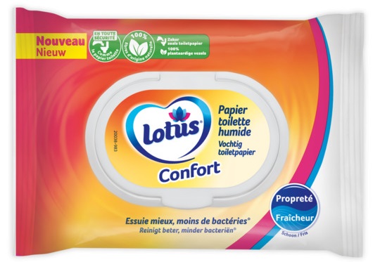 Papier toilette humide Lotus Confort